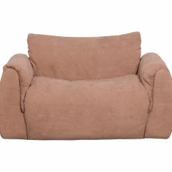 Online WOOOD Baggy loveseat geweven chenille oud roze Oudroze