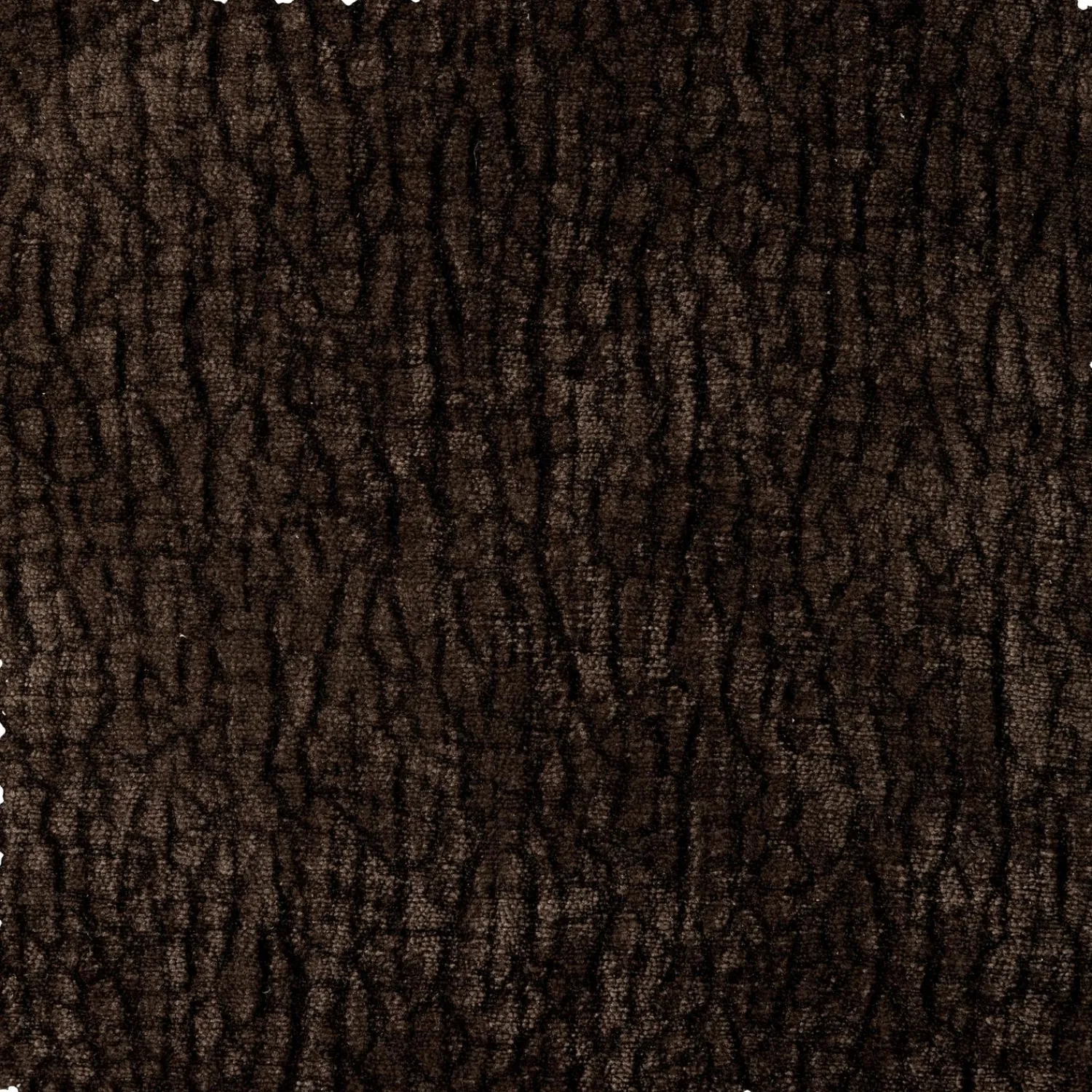 WOOOD Baggy rolkussen 50xø23 cm 3D chenille Donkerbruin