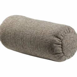 New WOOOD Baggy rolkussen 50xø23 cm geweven stof Bruin melange