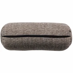 New WOOOD Baggy rolkussen 50xø23 cm geweven stof Bruin melange
