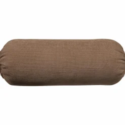 Sale WOOOD Baggy rolkussen 50xø23 cm geweven chenille Bruin