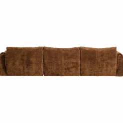 WOOOD Baggy 3-zits bank 3D chenille Middenbruin