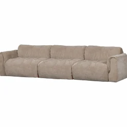 Clearance WOOOD Baggy 3-zits bank 3D chenille Zand