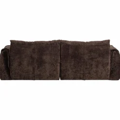 Sale WOOOD Baggy 2-zits bank 3D chenille Donkerbruin