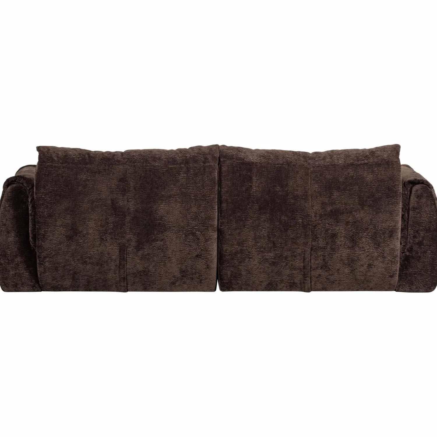 Sale WOOOD Baggy 2-zits bank 3D chenille Donkerbruin