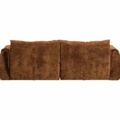 Sale WOOOD Baggy 2-zits bank 3D chenille Middenbruin