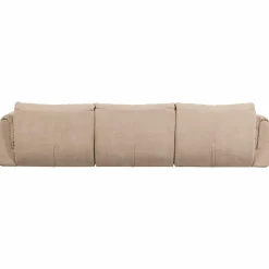 Sale WOOOD Baggy 3-zits bank geweven chenille Zand