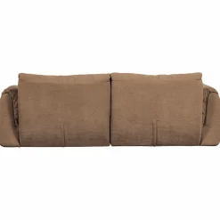 Sale WOOOD Baggy 2-zits bank geweven chenille Bruin