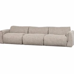 Sale WOOOD Baggy 3-zits bank geweven stof Naturel melange