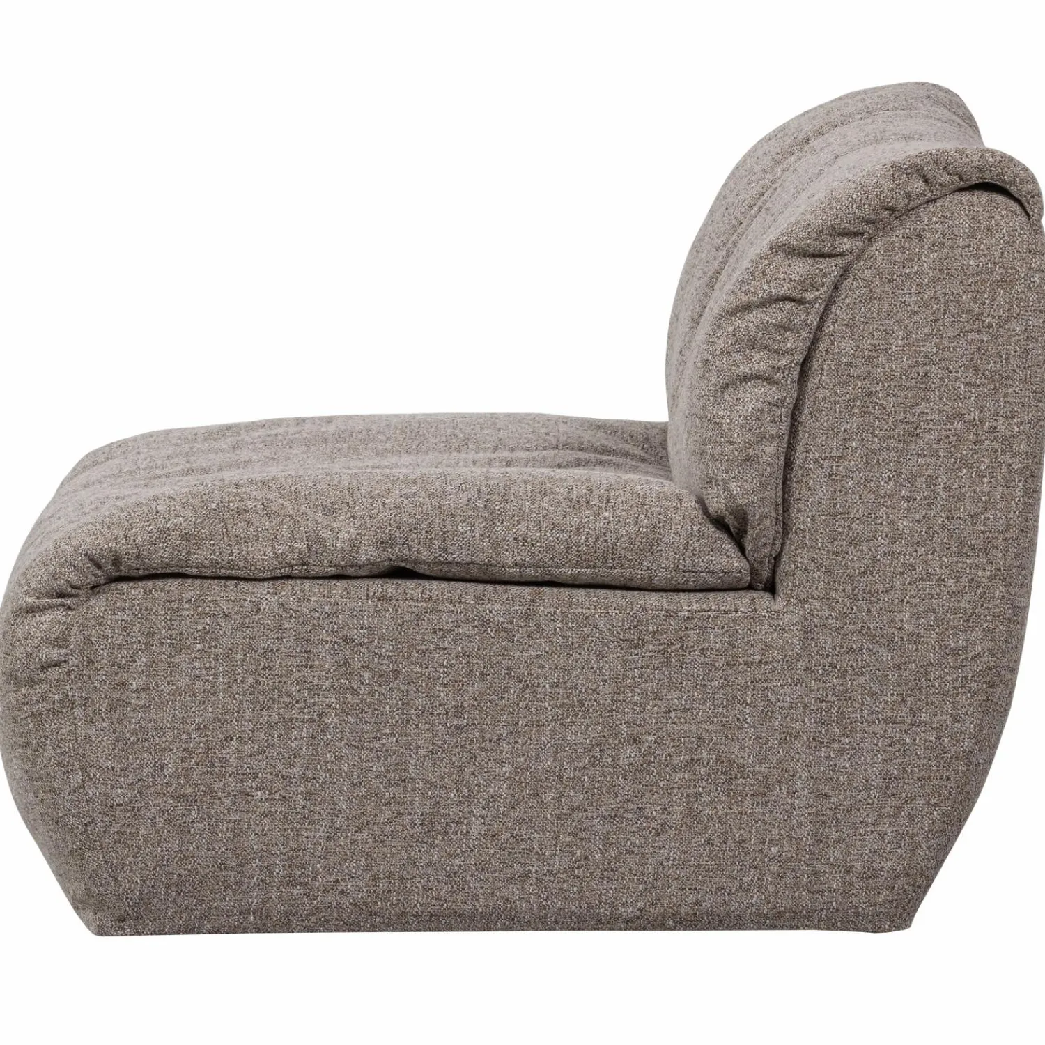 Discount WOOOD Baggy 1-zits element Bruin melange