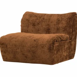 Hot WOOOD Baggy 1-zits element 3D chenille Middenbruin