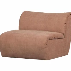 Clearance WOOOD Baggy 1-zits element geweven chenille Oudroze