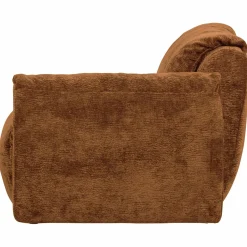 Discount WOOOD Baggy 1-zits element met arm rechts 3D chenille Middenbruin