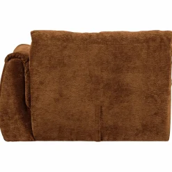 Discount WOOOD Baggy 1-zits element met arm rechts 3D chenille Middenbruin
