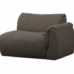 Online WOOOD Baggy 1-zits element met arm rechts warmgrijs melange Warm grijs melange