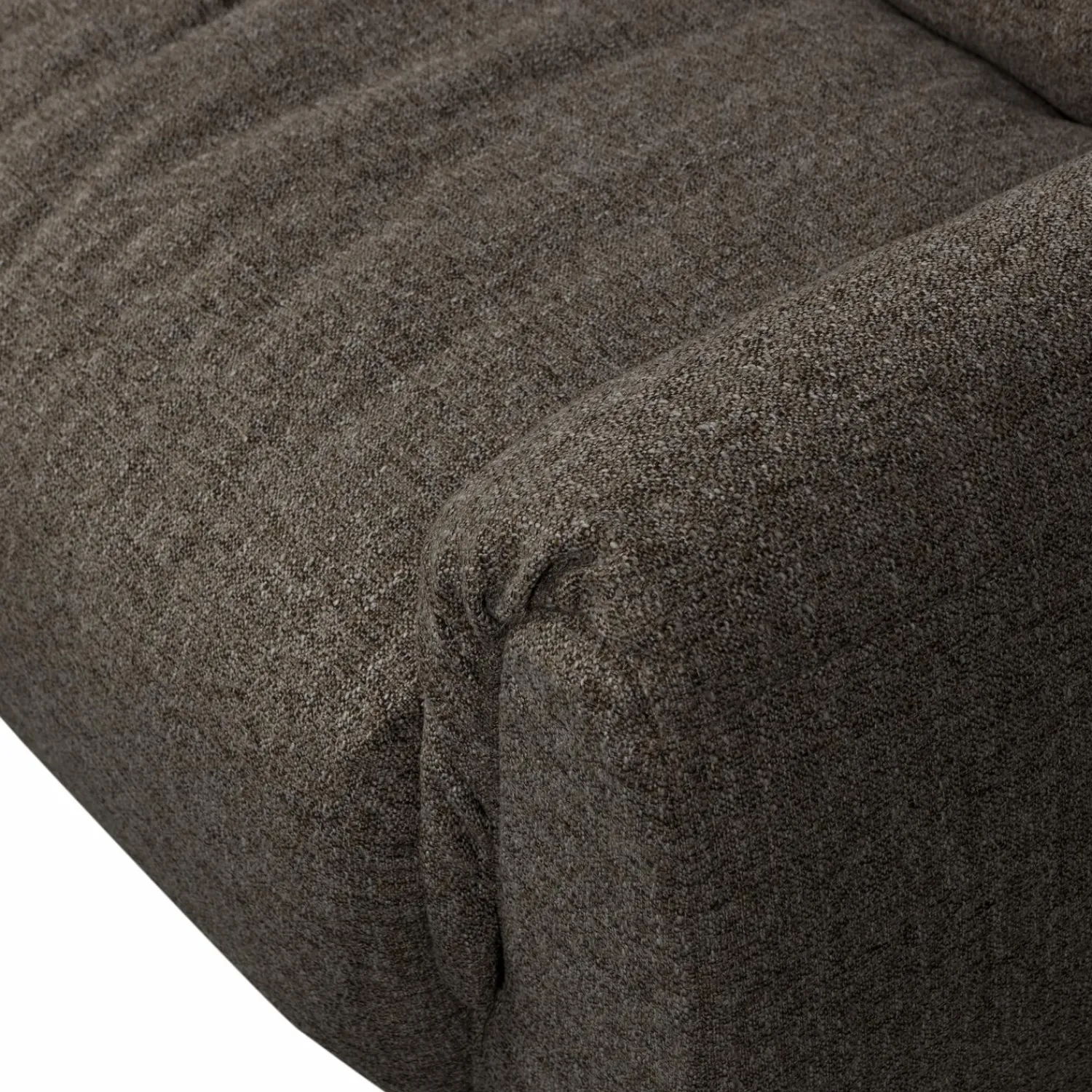 Online WOOOD Baggy 1-zits element met arm rechts warmgrijs melange Warm grijs melange