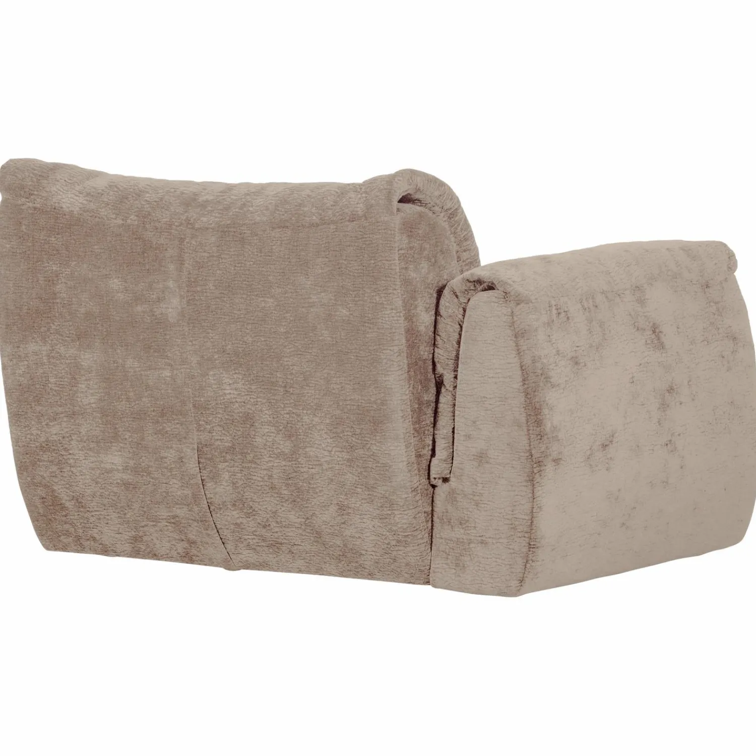 Hot WOOOD Baggy 1-zits element met arm links 3D chenille Zand