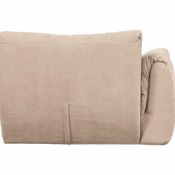 Discount WOOOD Baggy 1-zits element met arm links geweven chenille Zand