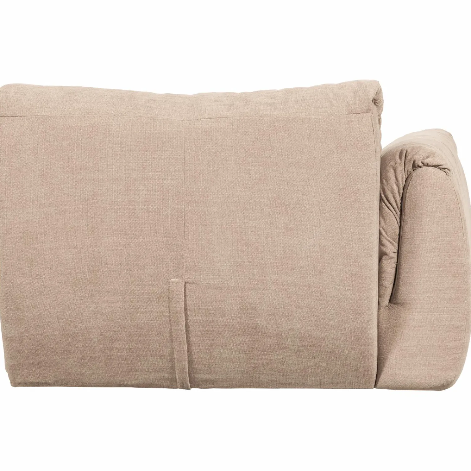 Discount WOOOD Baggy 1-zits element met arm links geweven chenille Zand