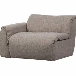 Online WOOOD Baggy 1-zits element met arm links Bruin melange