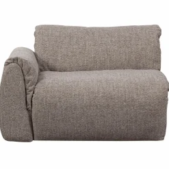 Online WOOOD Baggy 1-zits element met arm links Bruin melange