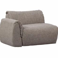 Online WOOOD Baggy 1-zits element met arm links Bruin melange