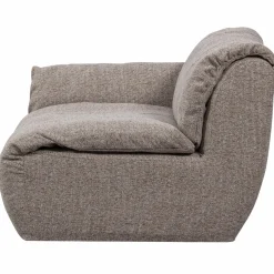 Online WOOOD Baggy 1-zits element met arm links Bruin melange