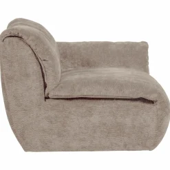 Outlet WOOOD Baggy 1-zits element met arm rechts 3D chenille Zand