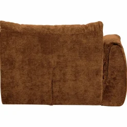 Hot WOOOD Baggy 1-zits element met arm links 3D chenille Middenbruin