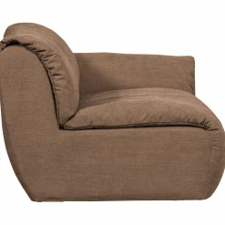 Sale WOOOD Baggy 1-zits element met arm rechts geweven chenille Bruin