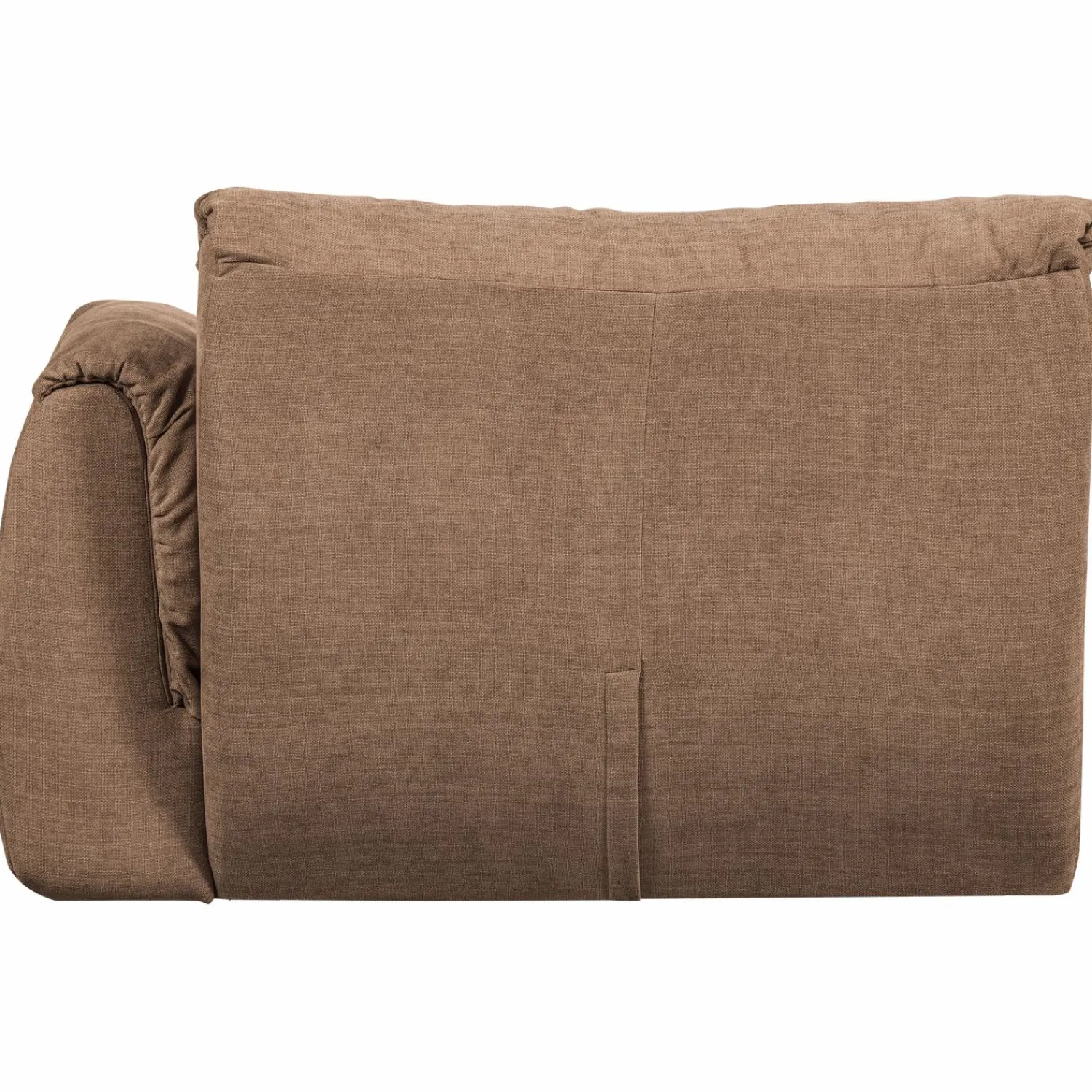 Sale WOOOD Baggy 1-zits element met arm rechts geweven chenille Bruin