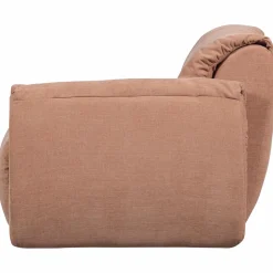 Outlet WOOOD Baggy 1-zits element met arm rechts geweven chenille Oudroze