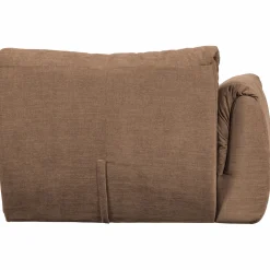 Sale WOOOD Baggy 1-zits element met arm links geweven chenille Bruin