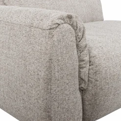 Hot WOOOD Baggy 1-zits element met arm links Naturel melange