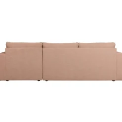 WOOOD Bar chaise longue geweven stof rechts Roze