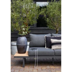 Best WOOOD Bari loungeset aluminium polywood incl. kussens donkergrijs