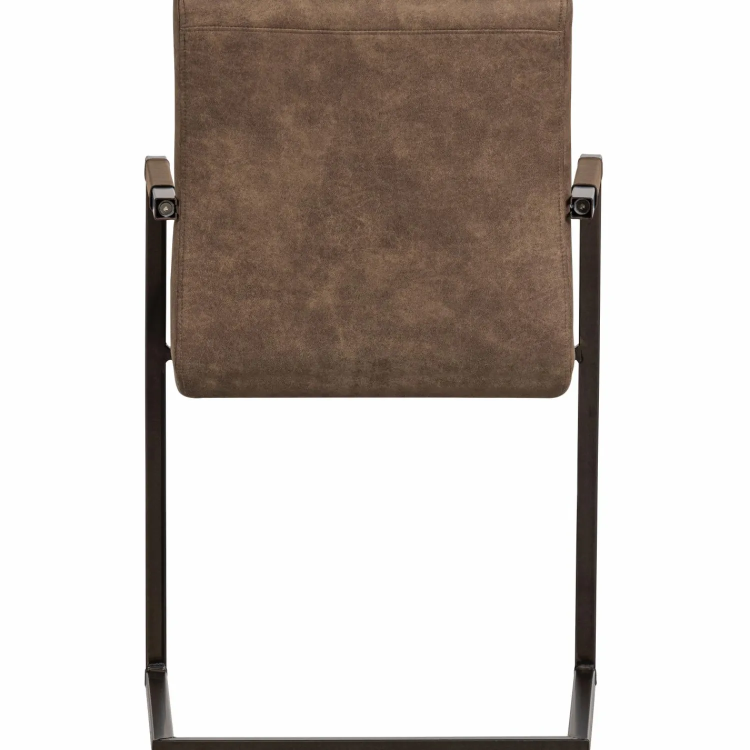 Hot WOOOD Bas eetkamerstoel leerlook Taupe