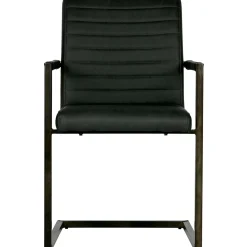 Online WOOOD Bas eetkamerstoel pu Antraciet