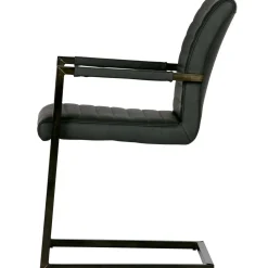 Online WOOOD Bas eetkamerstoel pu Antraciet