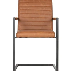 Online WOOOD Bas eetkamerstoel pu Cognac