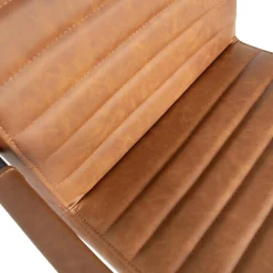 Online WOOOD Bas eetkamerstoel pu Cognac