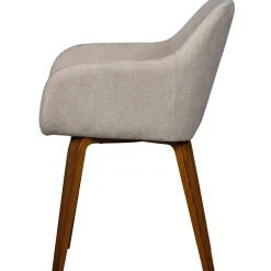 WOOOD Base eetkamerstoel velvet melange zand