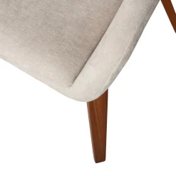 WOOOD Base eetkamerstoel velvet melange zand