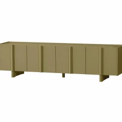 Outlet WOOOD Basu tv meubel 200 cm grenen Moss