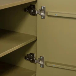 Outlet WOOOD Basu tv meubel 200 cm grenen Moss