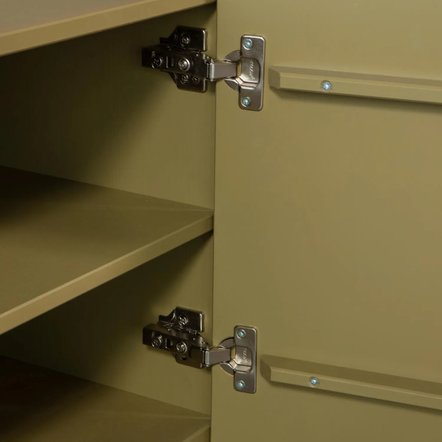 Outlet WOOOD Basu tv meubel 200 cm grenen Moss