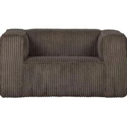 New WOOOD Bean fauteuil ribstof Mud