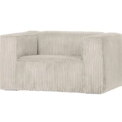 Hot WOOOD Bean fauteuil ribstof Naturel