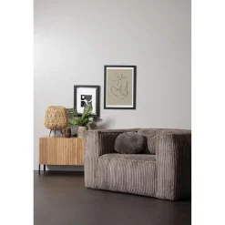 Hot WOOOD Bean fauteuil ribstof Terrazzo