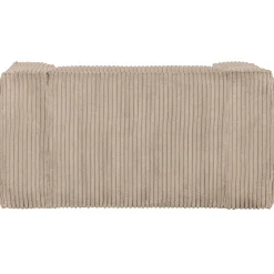 Best WOOOD Bean fauteuil ribstof Travertin